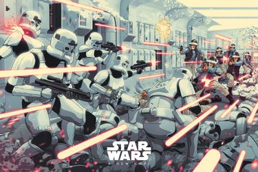 Star Wars A New Hope 3D Lenticular poster - Jack Gregory "Boarding Party" 3D Lenticular PLEX