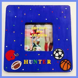 Sports frame personalized