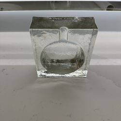 Vintage Glass Ashtray / Cigar Tray