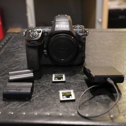 Nikon Z8 Camera Body With CFE cards, Reader, And 2 Batteries