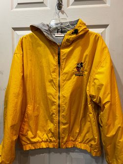 Vintage 1990s Disneyland Mickey Mouse Yellow Windbreaker – XL