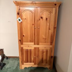 Vintage Pine Armoir • $450