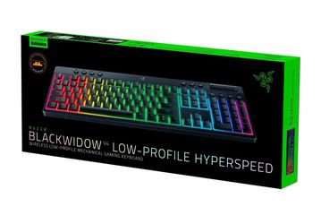 Razer BlackWidow V4 Low-Profile HyperSpeed Wireless Gaming Keyboard - NEW Mechanical, Black