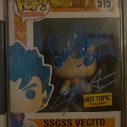SSGSS Vegito - Hot topic exculsive signed
