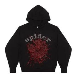  Sp5der OG Rhinestone Hoodie 'Black'