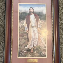 Framed Liz Lemon Swindle Print “Seeking the One” – Religious Jesus Christ Christian Art