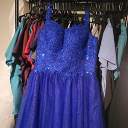 royal blue dress(prom /wedding/ quince