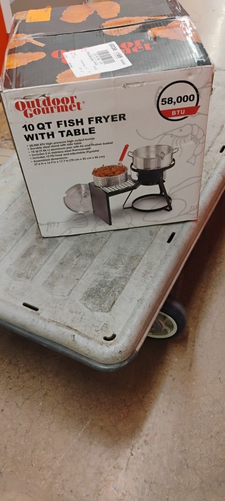 Fryer With Table