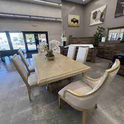 7 PC DINING TABLE SET 