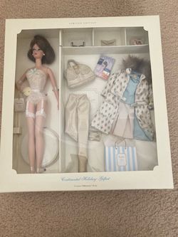 2001 Barbie Silkstone Continental Holiday Gift Set #55497 – Vintage Collector