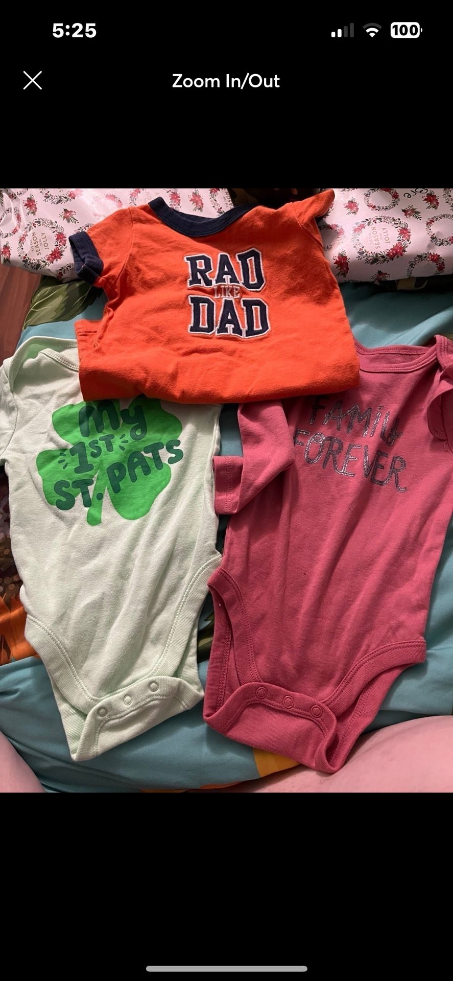3 piece of 6-12 moths boy and girl clothes