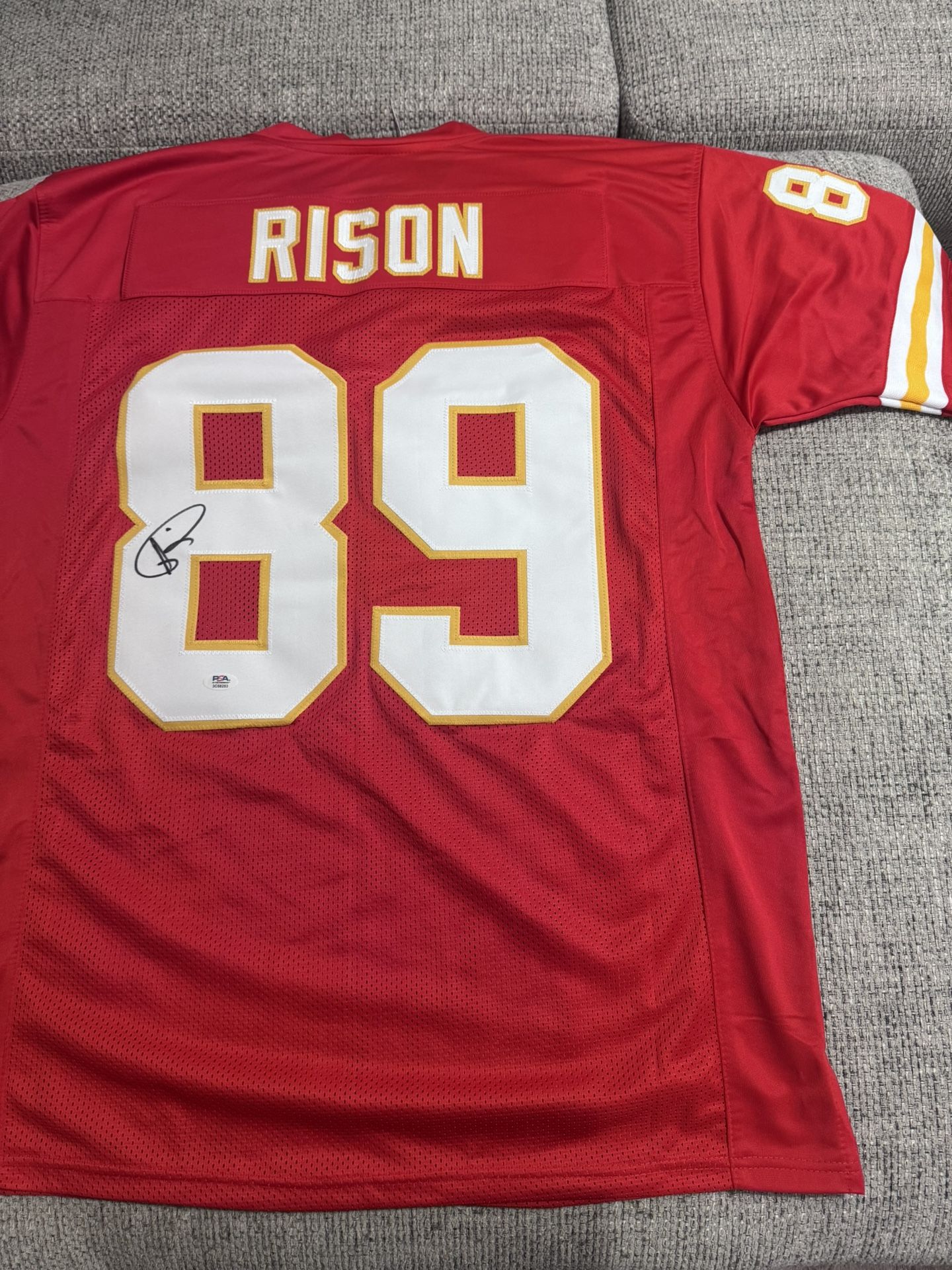 Andre Rison Signed Autograph Custom Jersey - PSA Coa Sticker Only - KC Chiefs