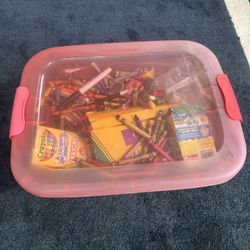 Tub Of Crayons