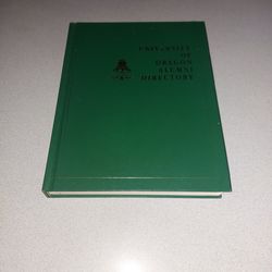 1990 UNIVERSITY OF OREGON ALUMNI DIRECTORY HARDCOVER BOOK
