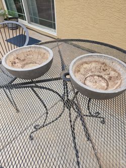 Concrete planters