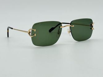 CARTIER C DECOR C DE CARTIER RIMLESS SUNGLASSES CT0330S NEW 100% GENUINE ~1545