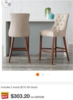 Stylewell Bakerford Bar Stools 30in