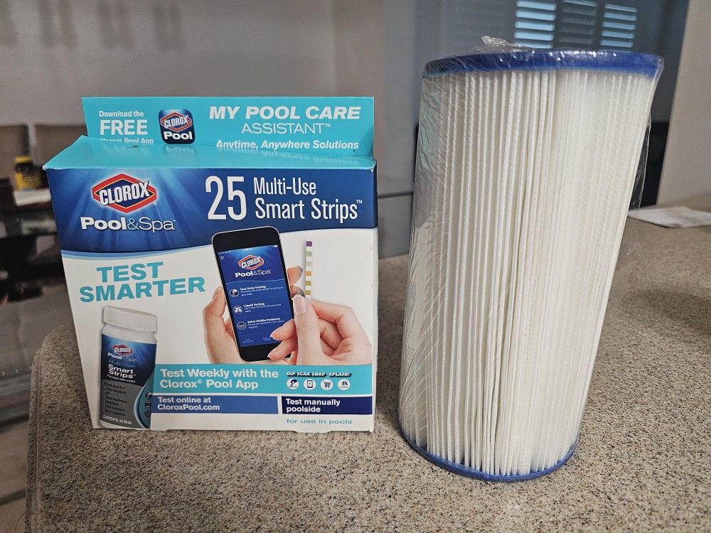 Pool Filter And Clorox Smart Strips