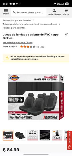 Dickies seat covers