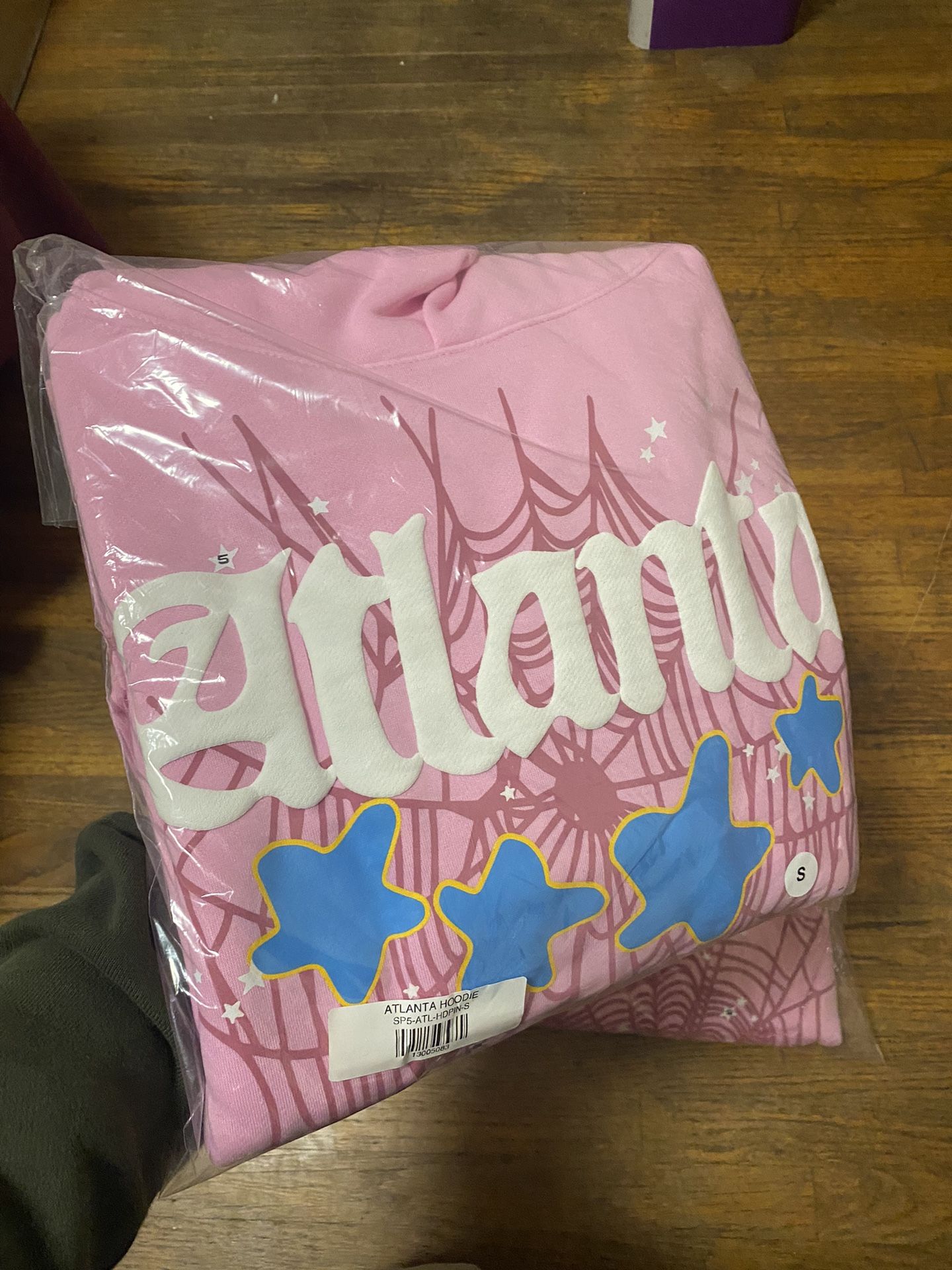 Atlanta Pink Spider Hoodie, S
