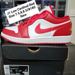 Air Jordan 1 Low Cardinal Red