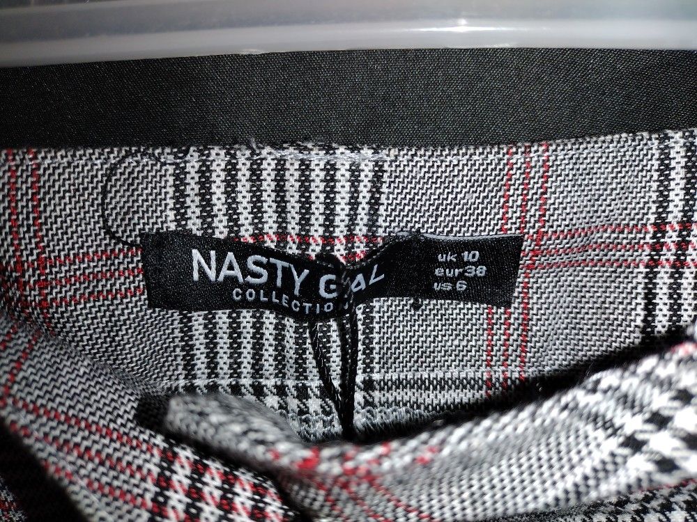 Nastygal Mini Checkered Skirt