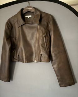 Women’s 12th Tribe Leather Jacket, “L”- Very Clean & Good Conditions 