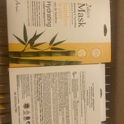 Bamboo Water face masks