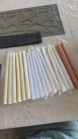 Assortment of taper candles