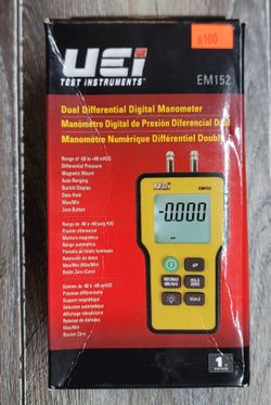 UEI Test Instruments EM152 Digital Manometer