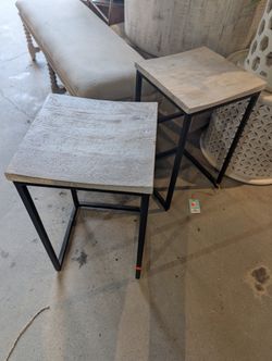 50% Off Until The 11th! Mango And Iron Counter Stools (Sold Individually 