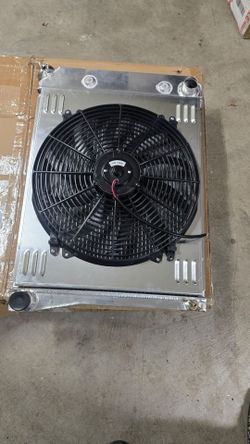 CHEVY RADIATOR WITH FAN
