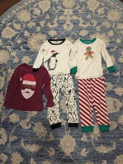 Size 3 Christmas PJs and Shirt