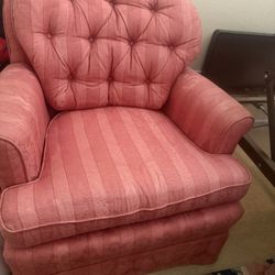 Pink Arm Chair 