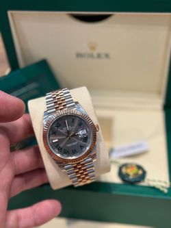 Rolex Datejust 41mm Wimbledon Two tone Rose gold