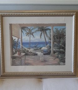 Vivian Flash Hammock Beach Wall Art