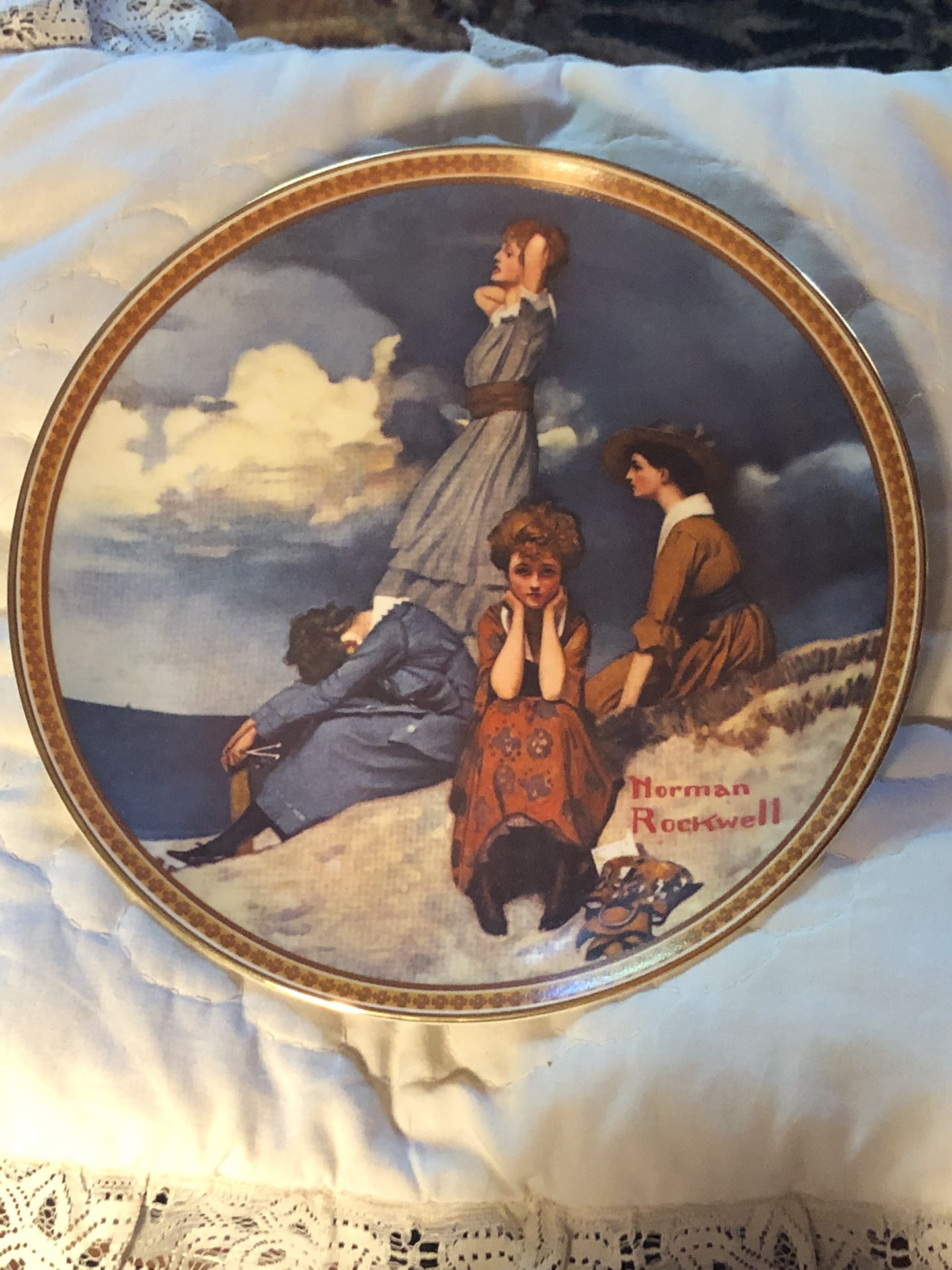 Rockwell Plates  Rediscovered Women Series 