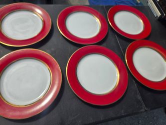 Fancy plates 6 pieces