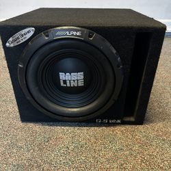 Alpine Sub And Amp