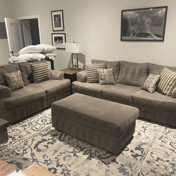 4 Piece Sleeper Sofa Living Room Set
