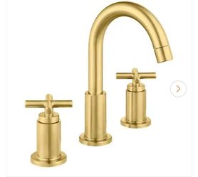 Glacier Bay
Dorind 8 in. Cross Handles Bathroom Faucet in Brushed Gold