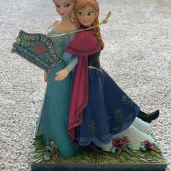Disney Frozen Elsa And Anna Sculpture Figurine