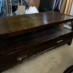 Coffee Table With Drawer (opens From Both Sides)