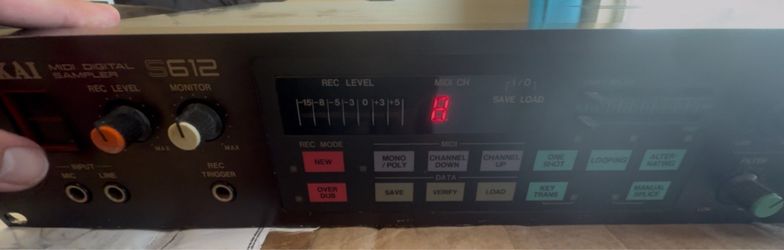 akai s612 non sounding