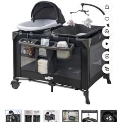 Car Seat, Diaper Container And Play Pin