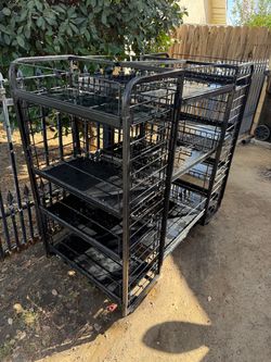 Storage shelves