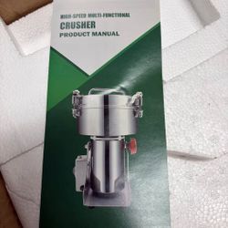 High-Speed Multi-Functional Grinder / Crusher – New