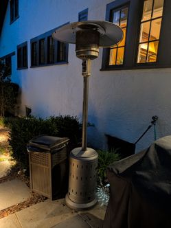 free Outdoor heater with a propane tank