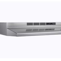 30-Inch Ductless Under-Cabinet Range Hood, Stainless Steel Finish 