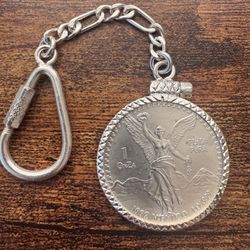 Plata 925 Llavero Centenario Diseño Libertad. 